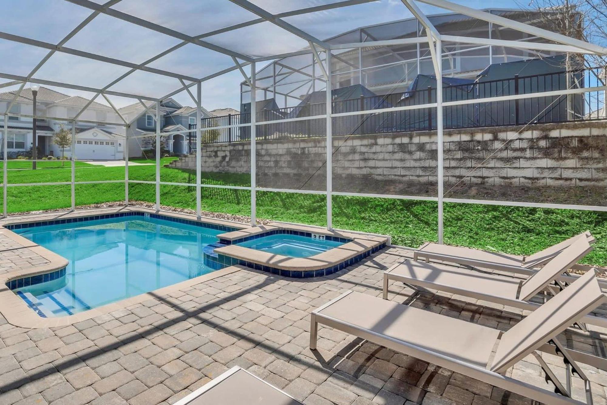 8Br Luxury - Sleeps 22 - Near Disney With Pool & Hot Tub! Дейвънпорт Екстериор снимка